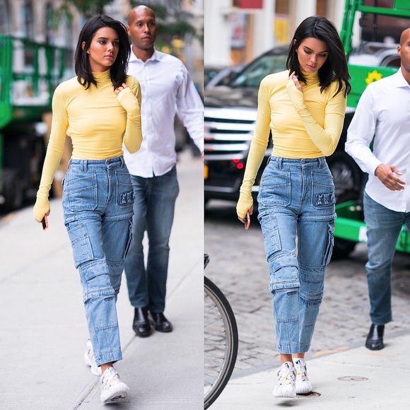 Balenciaga Convertible High Waist Cargo Jeans - Picture 7 of 8